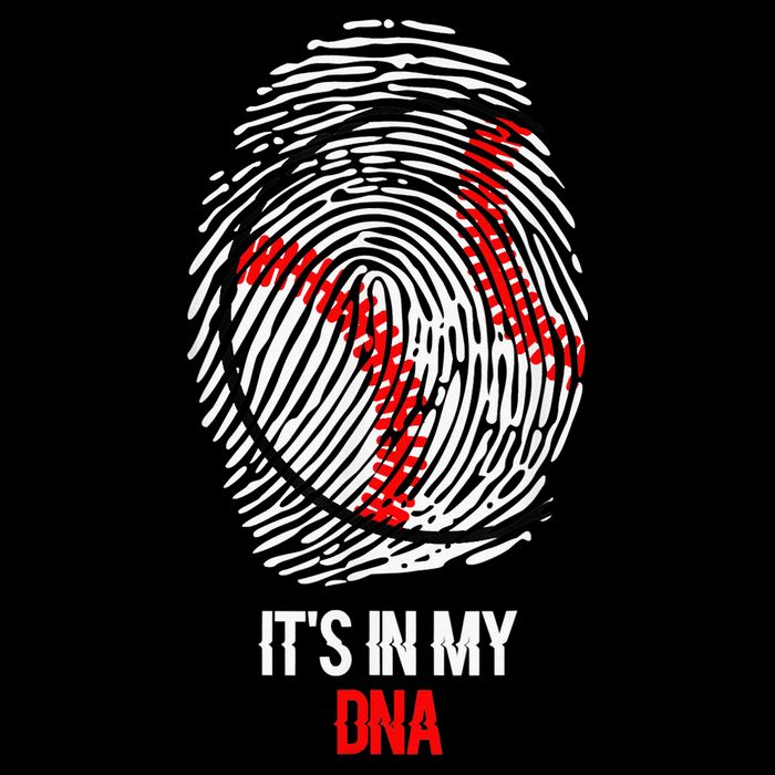 Funny Baseball  - It's in my DNA Fingerprint Shirt T-Shirt