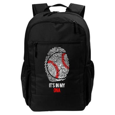 Funny Baseball  - It's in my DNA Fingerprint Shirt Backpack