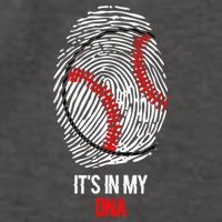 Funny Baseball  - It's in my DNA Fingerprint Shirt Vector Backpack