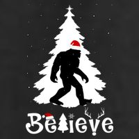 Funny Believe In Sasquatch Christmas Cool Comfort Performance Bucket Hat