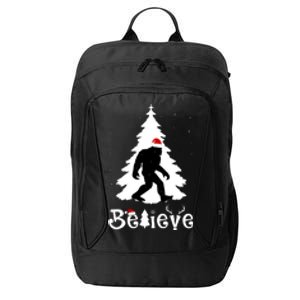 Funny Believe In Sasquatch Christmas City Backpack