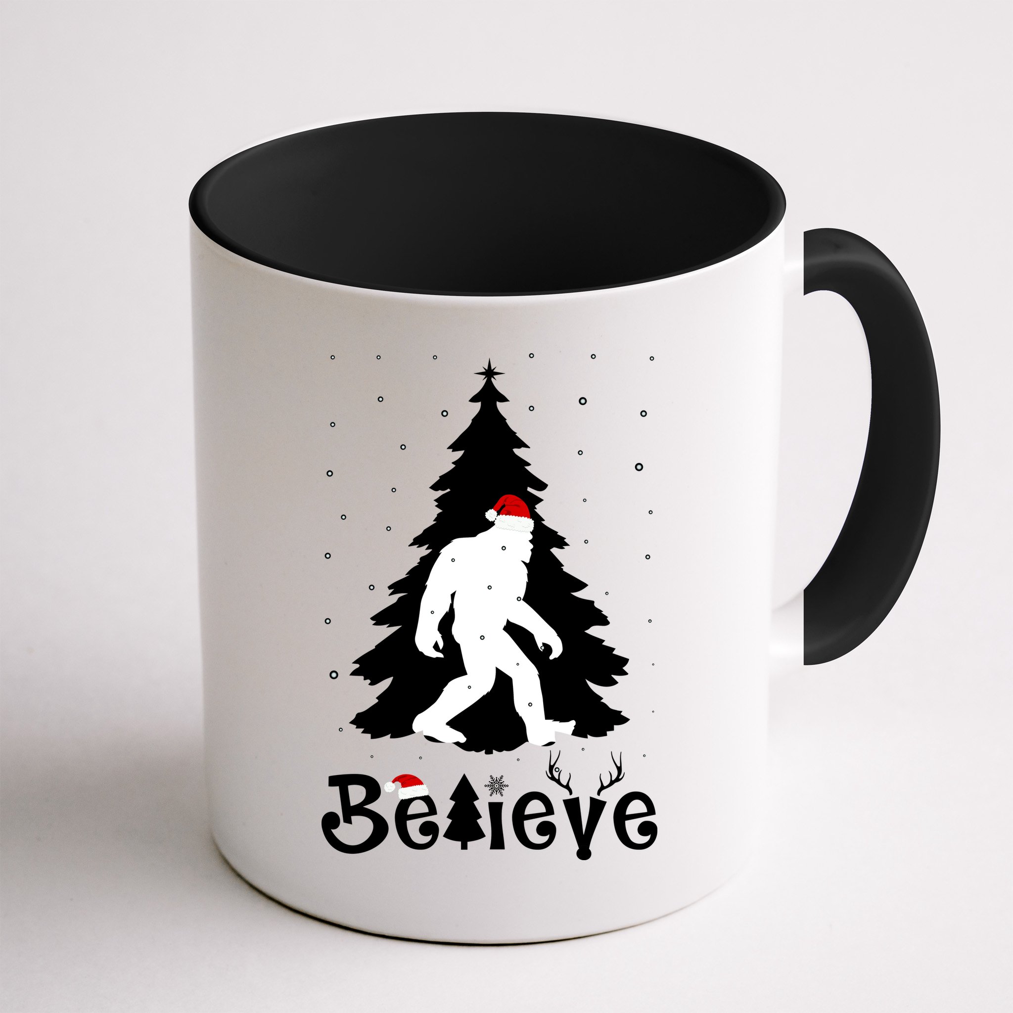 Funny Believe In Sasquatch Christmas Mug