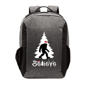 Funny Believe In Sasquatch Christmas Vector Backpack