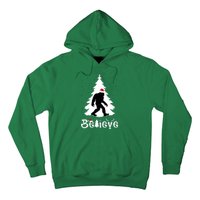 Funny Believe In Sasquatch Christmas Hoodie