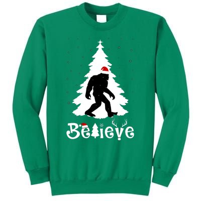 Funny Believe In Sasquatch Christmas Sweatshirt