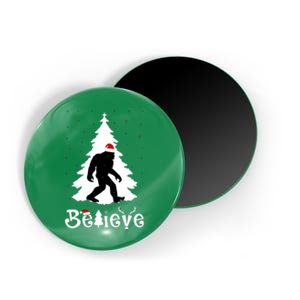 Funny Believe In Sasquatch Christmas Magnet