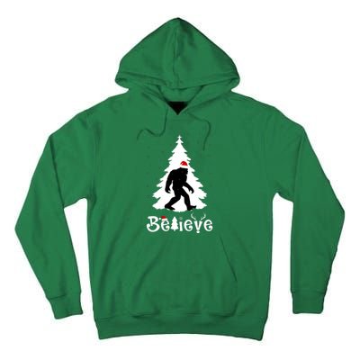 Funny Believe In Sasquatch Christmas Tall Hoodie