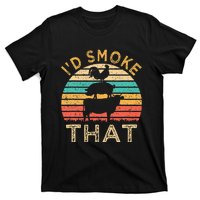 Funny BBQ Id Smoke That Barbeque Retro Grilling T-Shirt