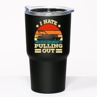 Funny Boat I Hate Pulling Out Pontoon Captain Tumbler