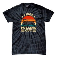 Funny Boat I Hate Pulling Out Pontoon Captain Tie-Dye T-Shirt