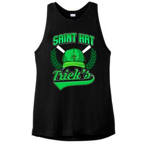 Funny Baseball Irish St Patricks Day Gift Ladies PosiCharge Tri-Blend Wicking Tank