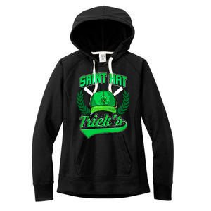 Funny Baseball Irish St Patricks Day Gift Women's Fleece Hoodie