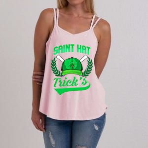 Funny Baseball Irish St Patricks Day Gift Women's Strappy Tank