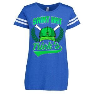 Funny Baseball Irish St Patricks Day Gift Enza Ladies Jersey Football T-Shirt