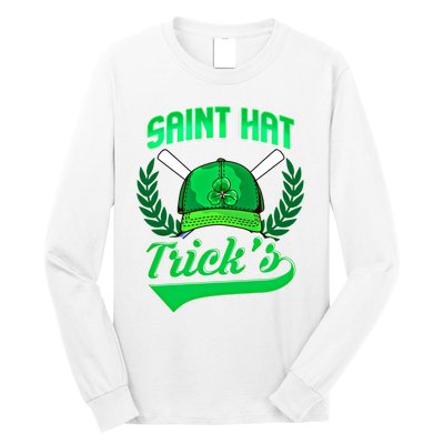 Funny Baseball Irish St Patricks Day Gift Long Sleeve Shirt