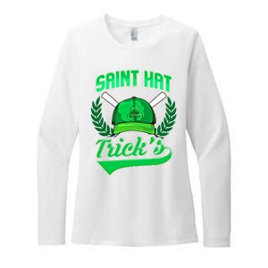 Funny Baseball Irish St Patricks Day Gift Womens CVC Long Sleeve Shirt