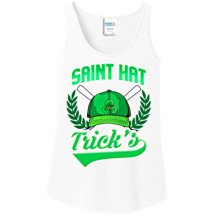 Funny Baseball Irish St Patricks Day Gift Ladies Essential Tank