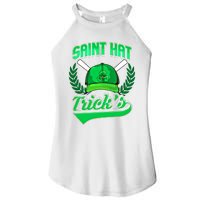 Funny Baseball Irish St Patricks Day Gift Women's Perfect Tri Rocker Tank