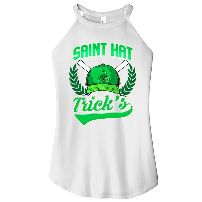 Funny Baseball Irish St Patricks Day Gift Women's Perfect Tri Rocker Tank