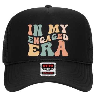 Funny Bride In My Engaged Era Engaget Retro Groovy Gift Trucker Hat