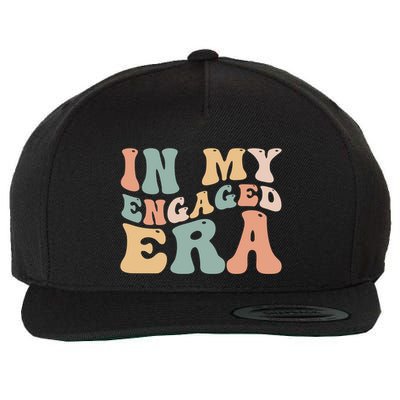 Funny Bride In My Engaged Era Engaget Retro Groovy Gift Wool Snapback Cap