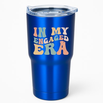 Funny Bride In My Engaged Era Engaget Retro Groovy Gift Tumbler