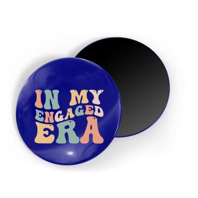 Funny Bride In My Engaged Era Engaget Retro Groovy Gift Magnet
