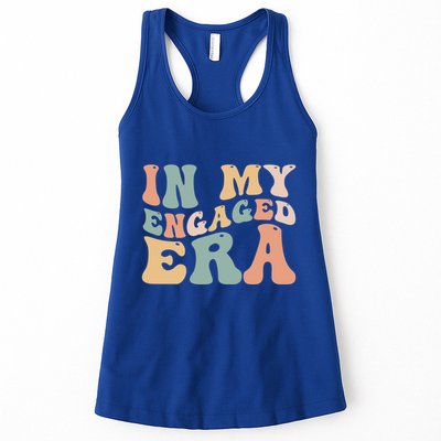 Funny Bride In My Engaged Era Engaget Retro Groovy Gift Womens Tank Top