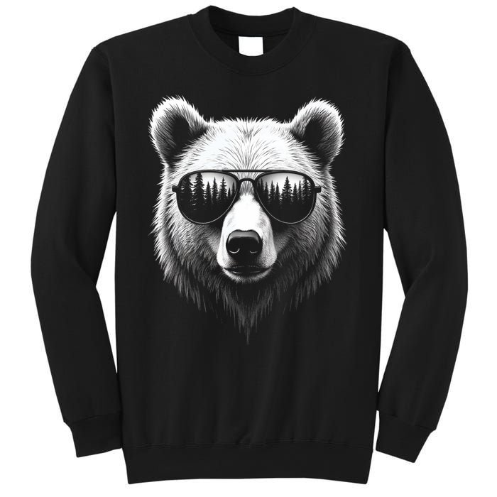 Funny Bear In Sunglasses Bears Sweatshirt