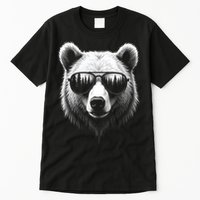 Funny Bear In Sunglasses Bears Tall T-Shirt