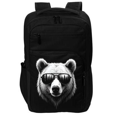 Funny Bear In Sunglasses Bears Impact Tech Backpack
