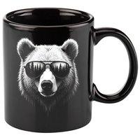 Funny Bear In Sunglasses Bears 11oz C Handle Ceramic Mug
