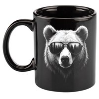 Funny Bear In Sunglasses Bears 11oz C Handle Ceramic Mug