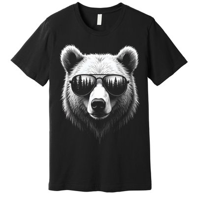 Funny Bear In Sunglasses Bears Premium T-Shirt