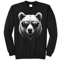 Funny Bear In Sunglasses Bears Tall Sweatshirt