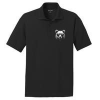 Funny Bear In Sunglasses Bears PosiCharge RacerMesh Polo