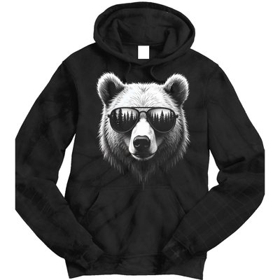 Funny Bear In Sunglasses Bears Tie Dye Hoodie