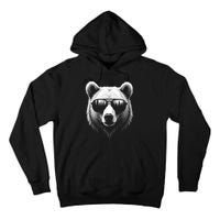 Funny Bear In Sunglasses Bears Tall Hoodie