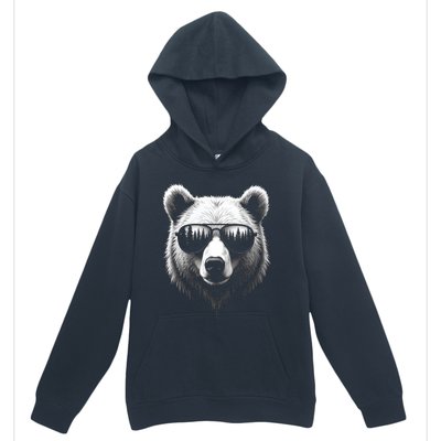 Funny Bear In Sunglasses Bears Urban Pullover Hoodie