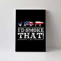 Funny Bbq Id Smoke That Meat Pitmaster Canvas