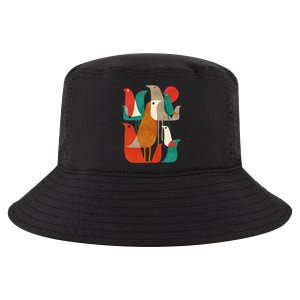 Flock Bird Illustration Cool Comfort Performance Bucket Hat