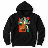 Flock Bird Illustration Hoodie