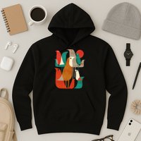 Flock Bird Illustration Hoodie