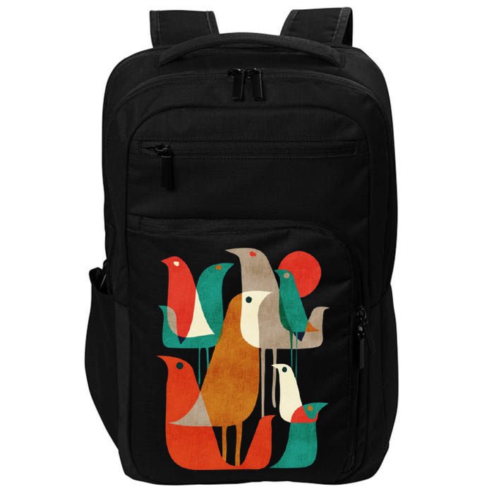 Flock Bird Illustration Impact Tech Backpack