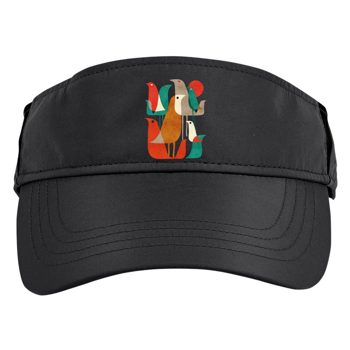 Flock Bird Illustration Adult Drive Performance Visor