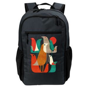 Flock Bird Illustration Daily Commute Backpack