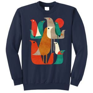 Flock Bird Illustration Sweatshirt