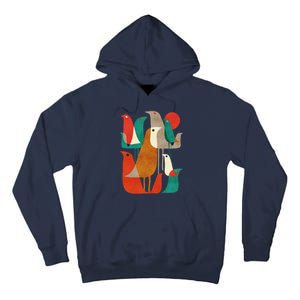 Flock Bird Illustration Tall Hoodie