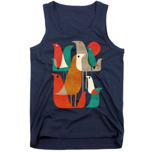 Flock Bird Illustration Tank Top