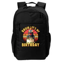 Funny Bruh It's My Birthday Japanese Kaiju Monster Backpack